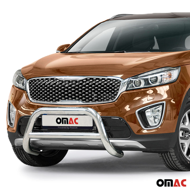 Frontbügel Schutz Frontschutzbügel für Kia Sorento 2015-2018 Stahl ABE Silber