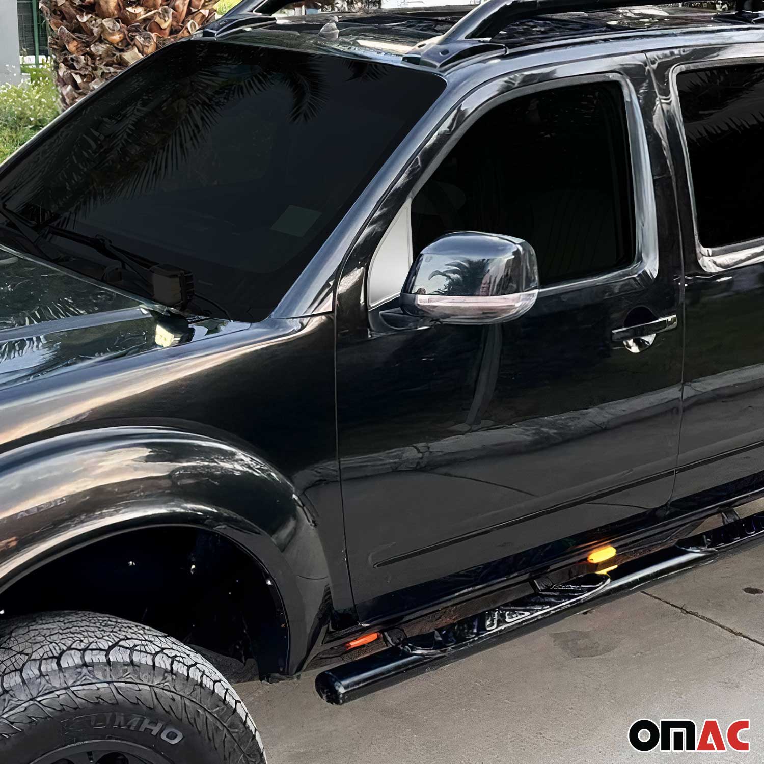 Fensterdreieck Fensterleisten für Nissan Navara D40 2005-2015 Edelstahl Chrom 2x
