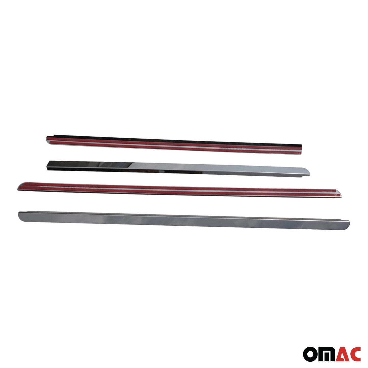 Fensterleisten Zierleisten für Dacia Sandero 2008-2012 Edelstahl Chrom 4tlg