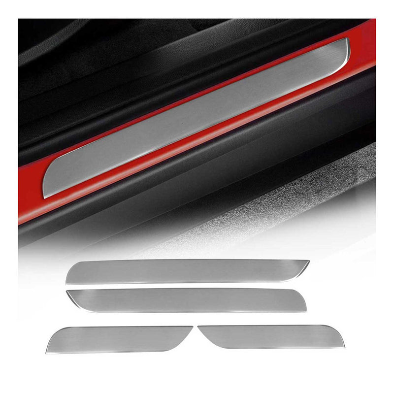 Einstiegsleisten Türschweller für Citroen C3 HB 5D 2002-2009 Edelstahl Silber 4x