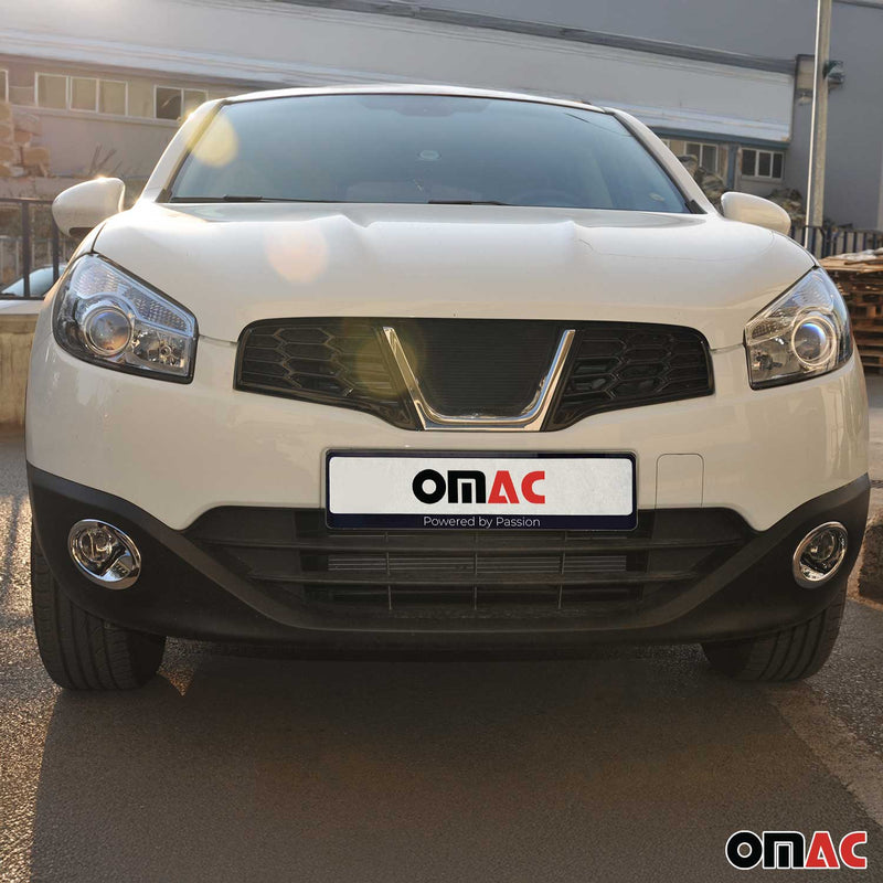 Nebelscheinwerfer Rahmen Umrandung für Nissan Qashqai +2 2008-2014 Chrom ABS 2x