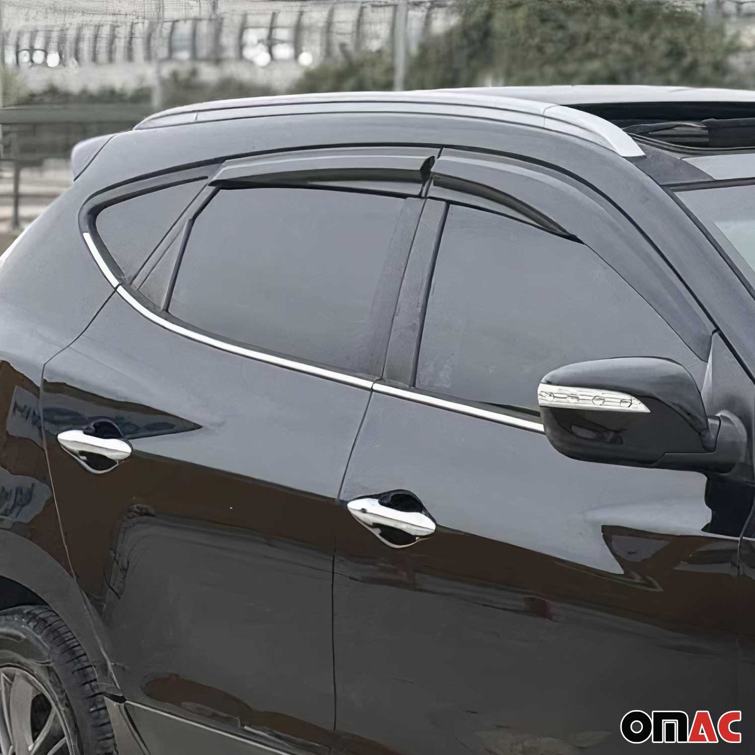 Fensterleisten Zierleisten für Hyundai ix35 2010-2015 Edelstahl Chrom 6tlg
