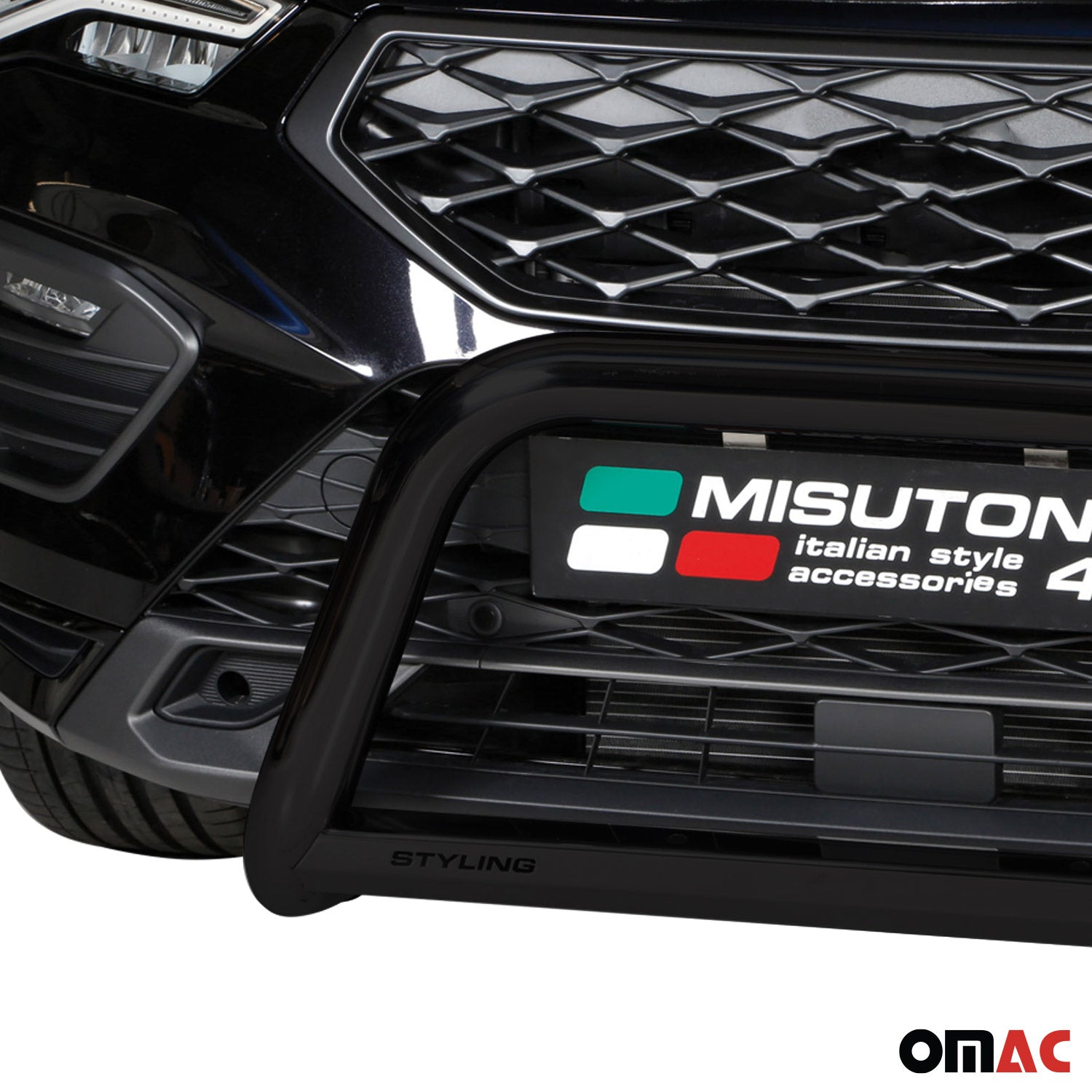 Frontbügel Frontschutzbügel für Seat Ateca 2021-2026 ø63mm Stahl Schwarz Schutz