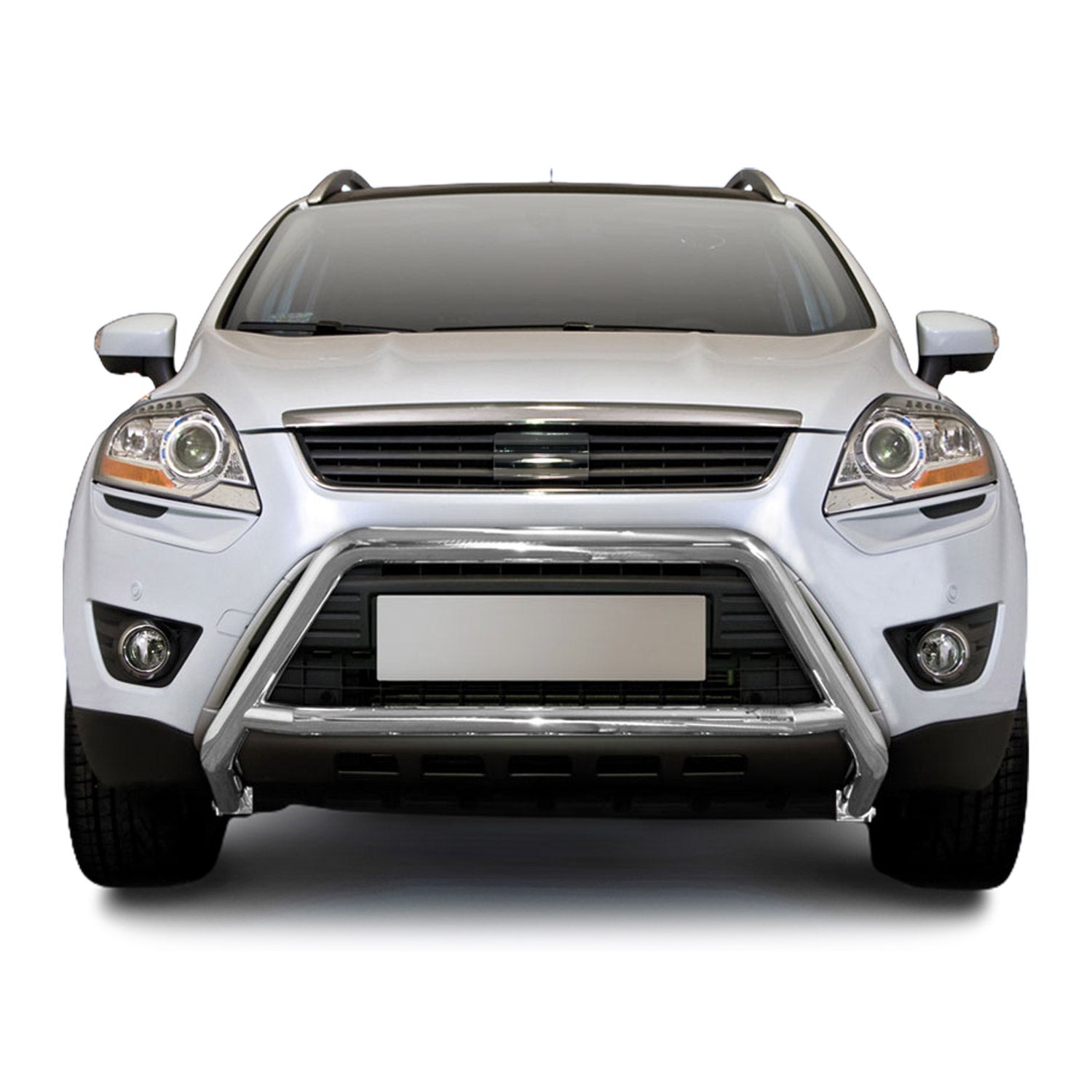 Frontbügel Frontschutzbügel für Ford Kuga 2008-2012 mit ABE Stahl Silber