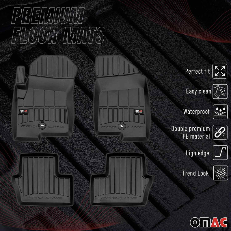 OMAC Gummi Fußmatten für Dodge Caliber 2006-2012 Premium TPE Automatten 4tlg