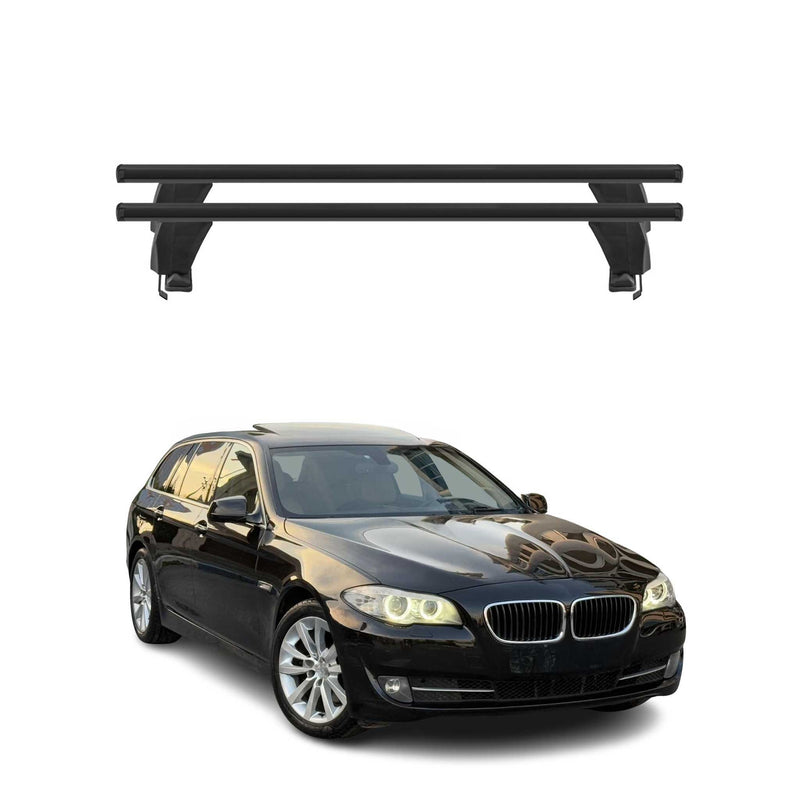 Menabo Dachträger Grundtäger für BMW 5er F11 Touring 2009-2017 50kg Alu Schwarz