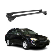 Dachträger für Subaru Outback 2003-2009 Gepäckträger Grundträger Alu Schwarz 2x