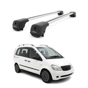 Dachträger Grundträger für Mercedes Vaneo W414 2001-2005 Aluminium 75kg Grau 2x