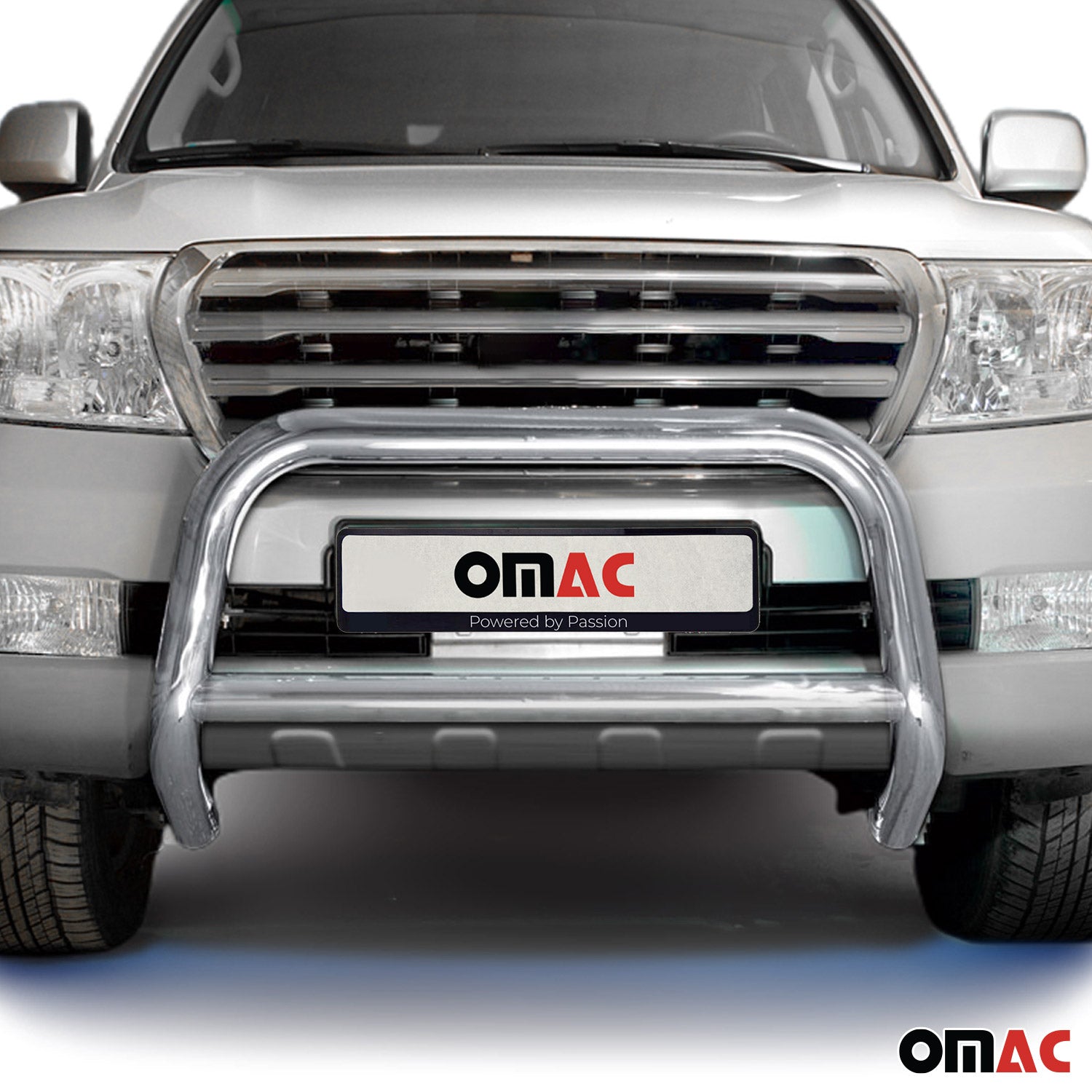 Frontbügel Frontschutzbügel für Toyota Land Cruiser V8 2007-2012 ABE Silber