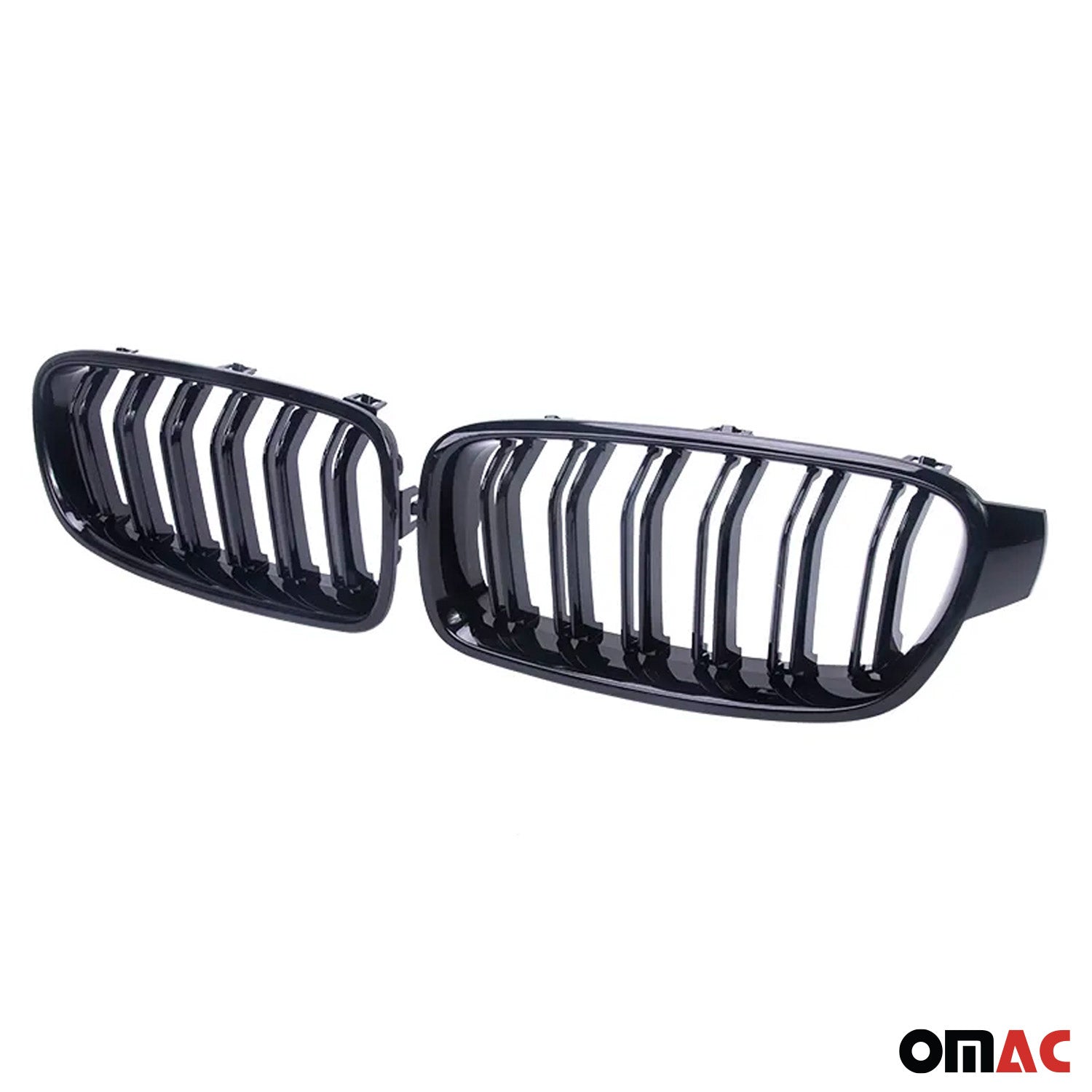 Nieren Grill Kühlergrill für BMW 4er F32 F33 F36 2013-2020 M-Tech Schwarz Glanz