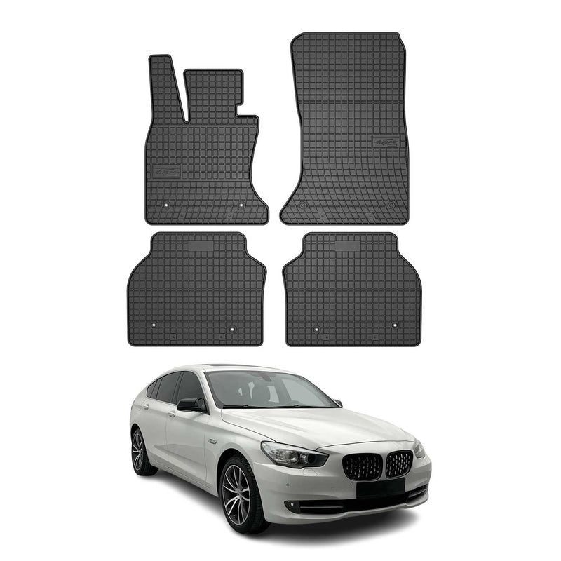 OMAC Gummi Fußmatten für BMW 5er Gran Turismo F07 2009-2017 Automatte Schwarz 4x