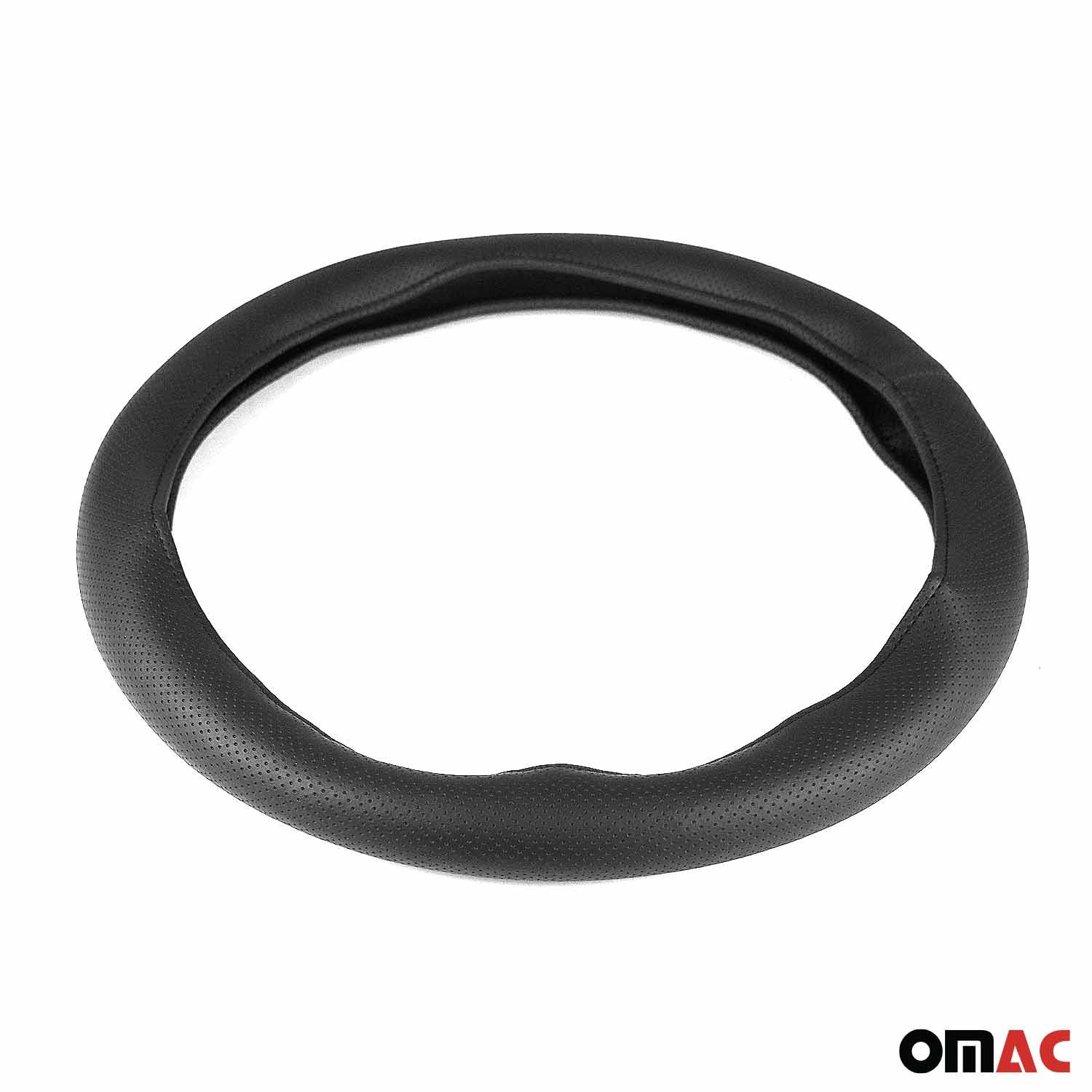 Lenkradbezug Lenkradschoner Lenkrad abdeckung Schwarz Gepunktet Ø 38-40 cm