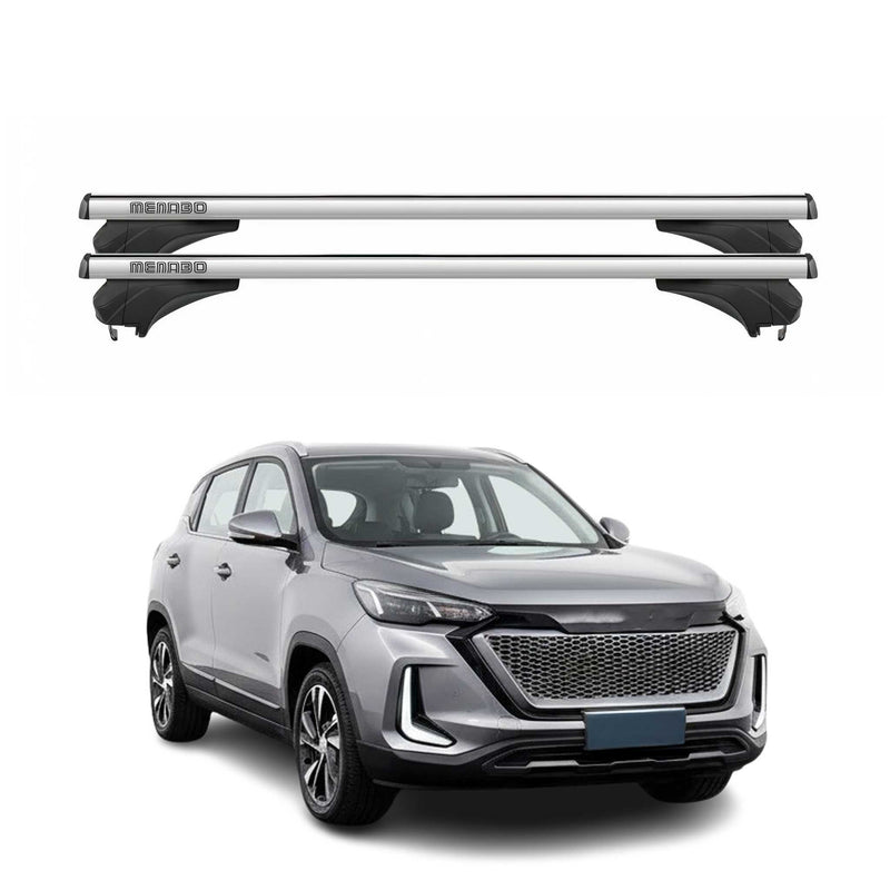 Menabo Dachträger Grundtäger für Evo Evo 5 mk2 2023-2025 Aluminium Silber 2 tlg