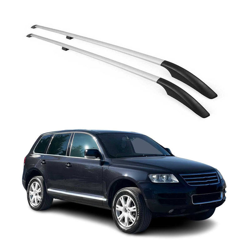 Dachreling Dachgepäckträger Relingträger für VW Touareg 7L 2002-2010 Alu Silber