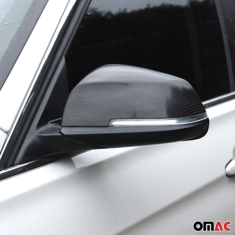 Mirror caps mirror cover for BMW 2 Series F22 2012-2021 carbon fiber black 2 pieces