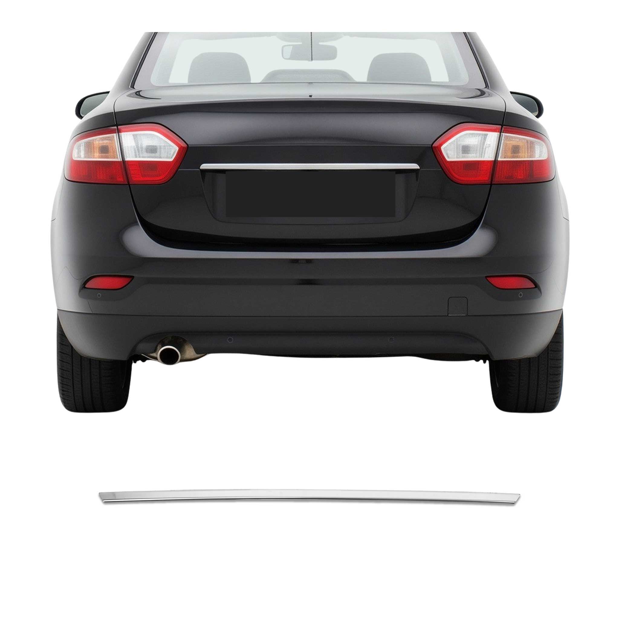 Kofferraumleiste Heckleiste für Renault Fluence 2010-2015 Edelstahl Chrom