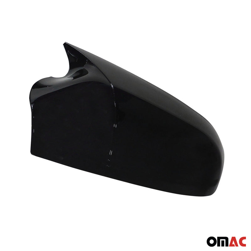 Spiegelkappen Spiegelabdeckung für Opel Astra 2004-2009 ABS Schwarz Glanz 2tlg
