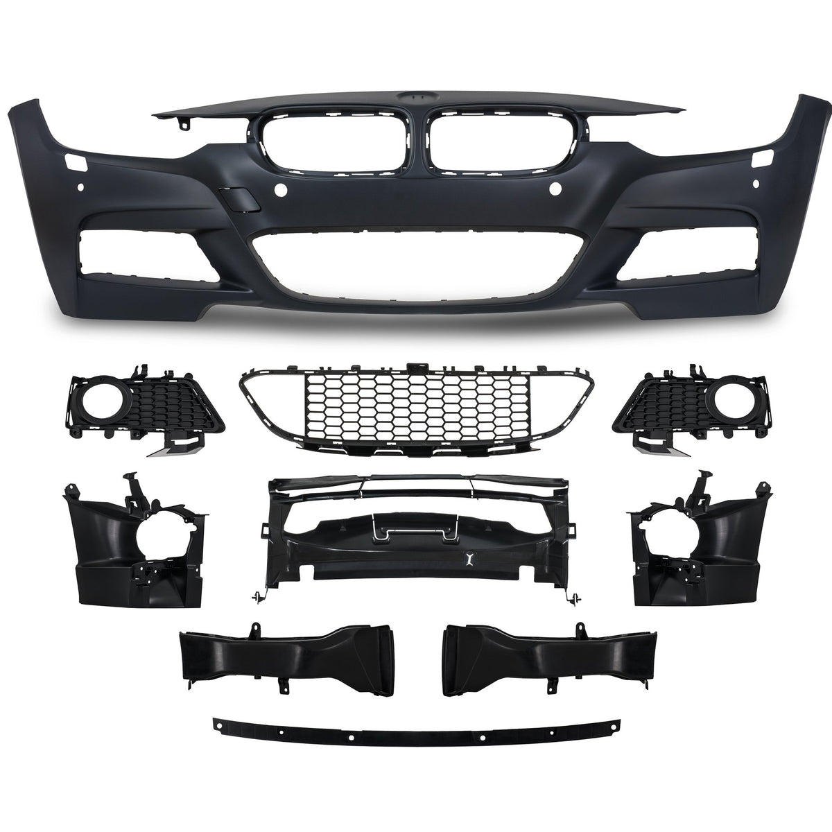JOM Stoßstangen Kit & Seitenschweller für BMW 3er F30 ( LCI ) Sport-Design