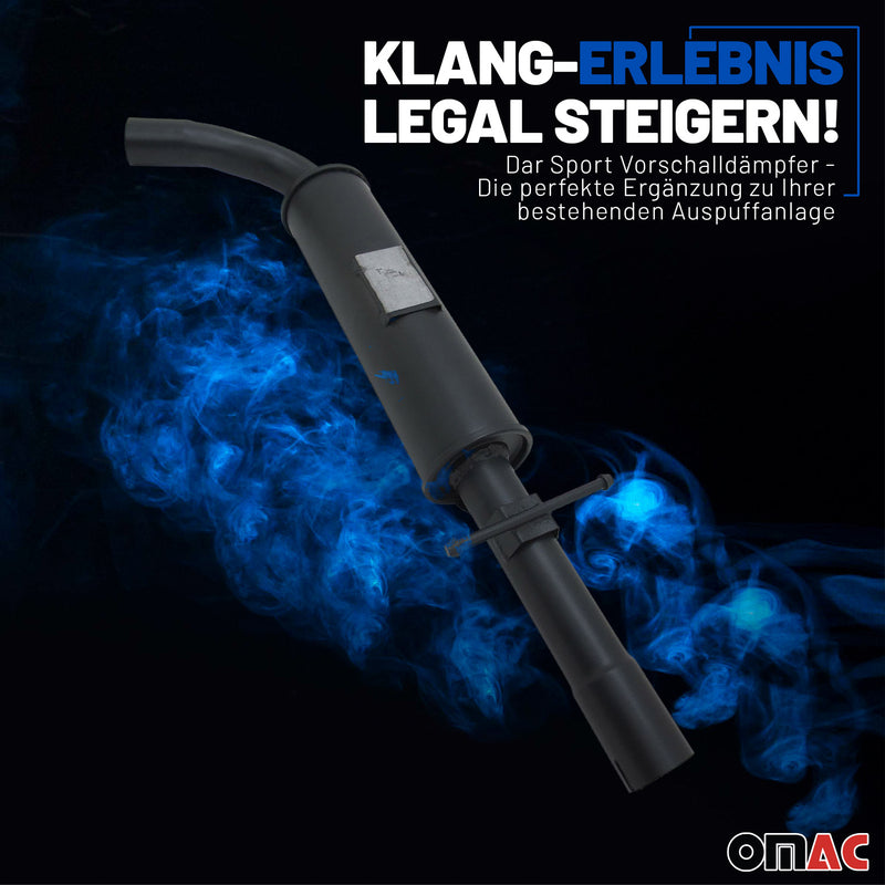 NOVUS Sport Vorschalldämpfer für A3 8L Leon Octavia I Golf 4 New Beetle mit EG