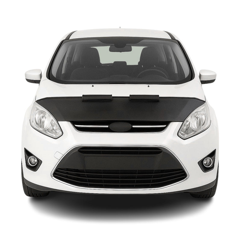 Haubenbra Steinschlagschutz Bonnet Bra für Ford C-Max 2015-2019 Schwarz Halb