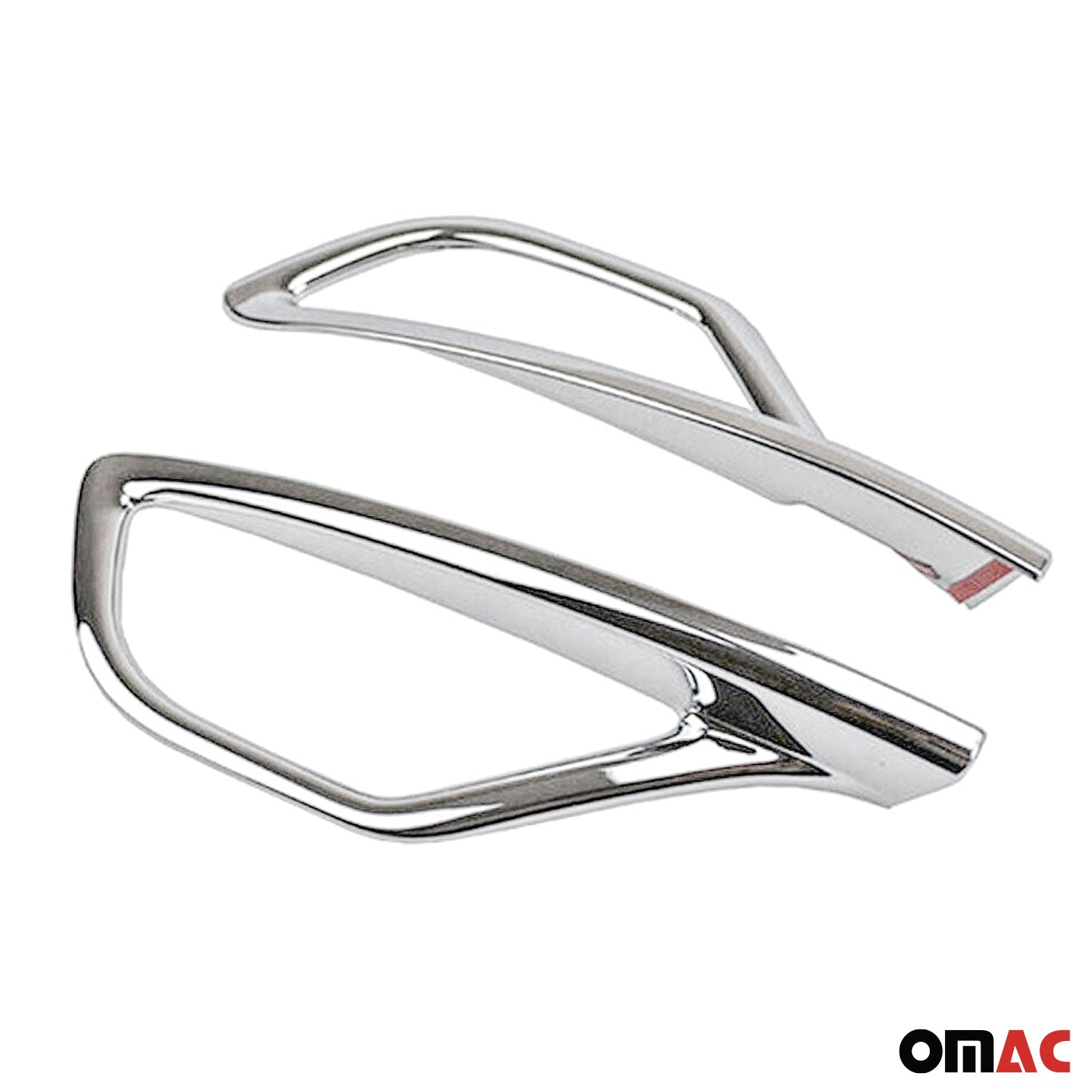Reflektor Blenden Reflektorleiste für Toyota RAV4 2018-2020 Chrom ABS 2x