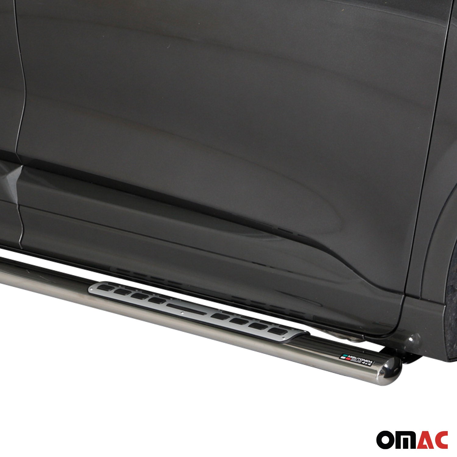 Edelstahl Seitenschweller Schwellerrohre für Ford Kuga 2019-2025 Silber