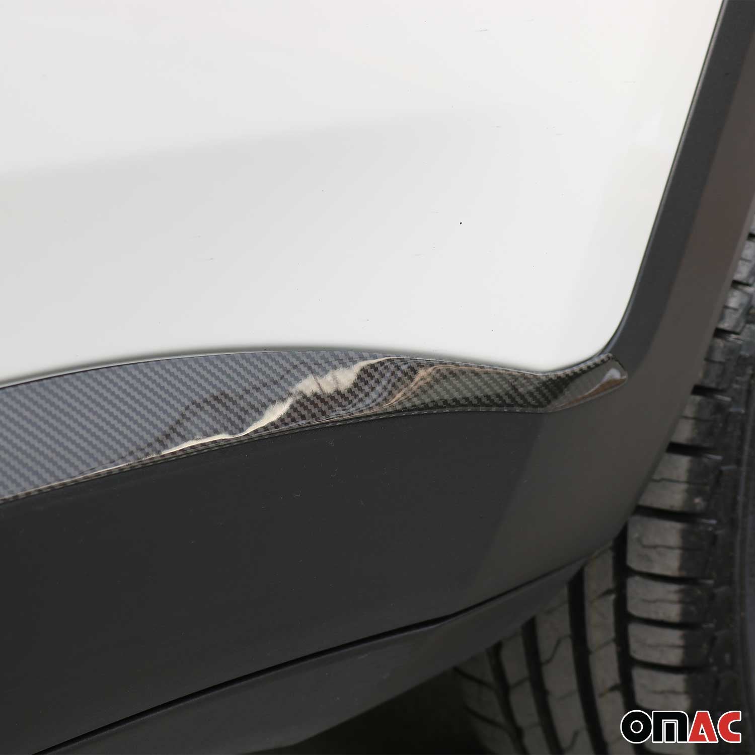 Seitenleisten für Jeep Renegade 2015-2023 Carbon Türschutzleisten Schutz 4 tlg