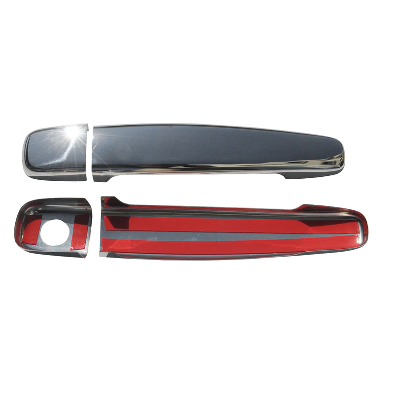 Türgriff Blende Türgriffkappen für Peugeot 307 2001-2009 2-Tür Edelstahl 4tlg