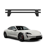 Menabo Dachträger Grundtäger für Porsche Taycan 2019-2026 75kg Alu Schwarz 2 tlg