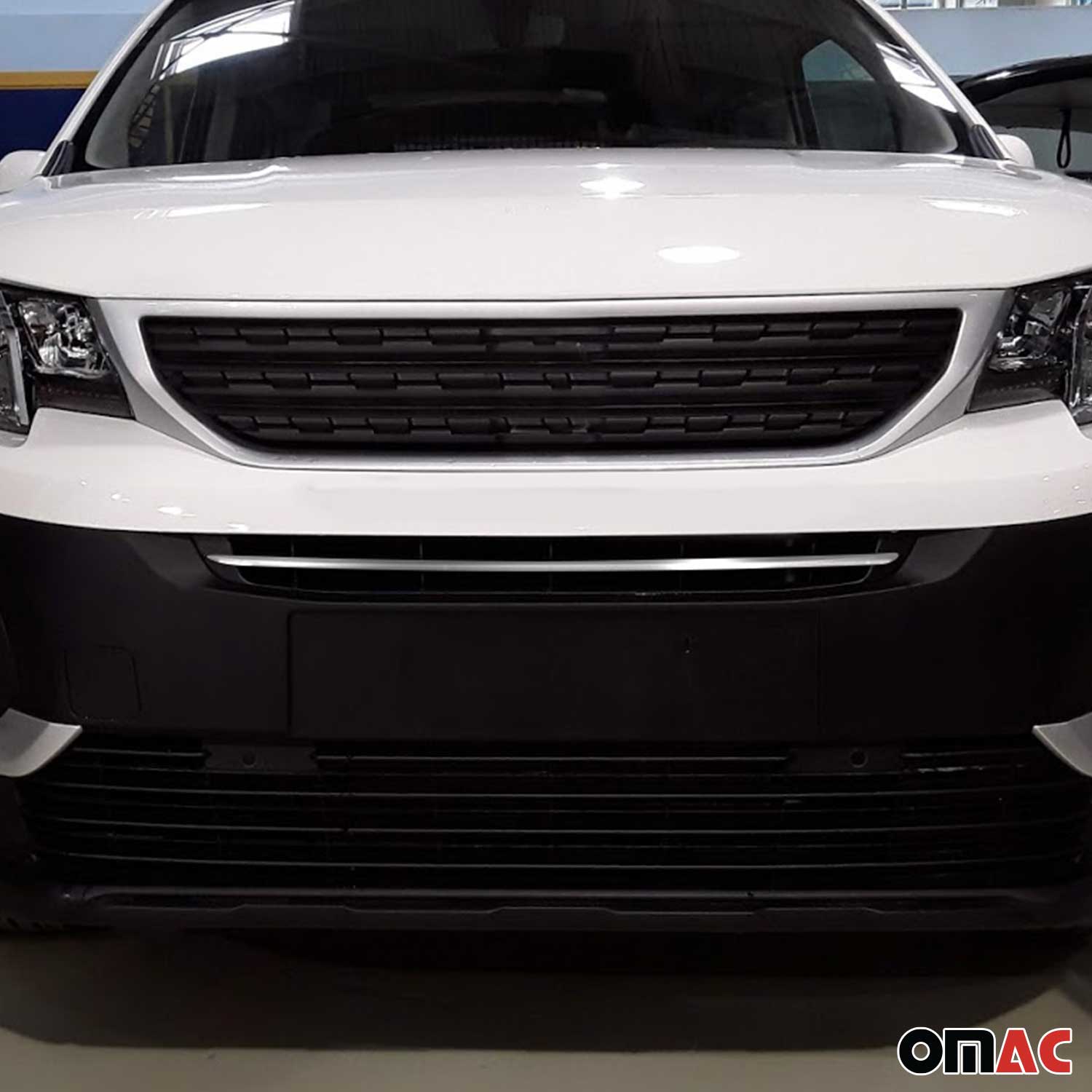 Kühlergrill Leisten Grillleisten für Peugeot Rifter 2018-2026 Edelstahl Chrom