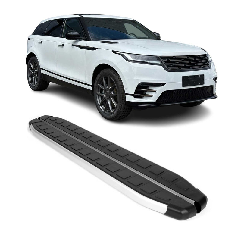 Trittbretter Schweller Seitenschweller für Range Rover Velar 2017-2025 Alu 2 tlg