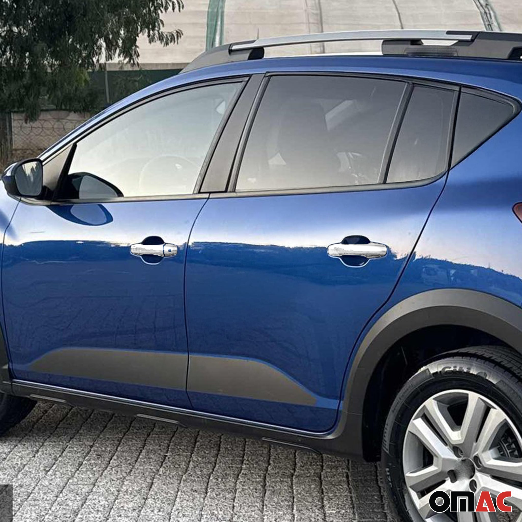 Chrom Türgriff Blende für Dacia Sandero III 2021-2026 Edelstahl 5tlg