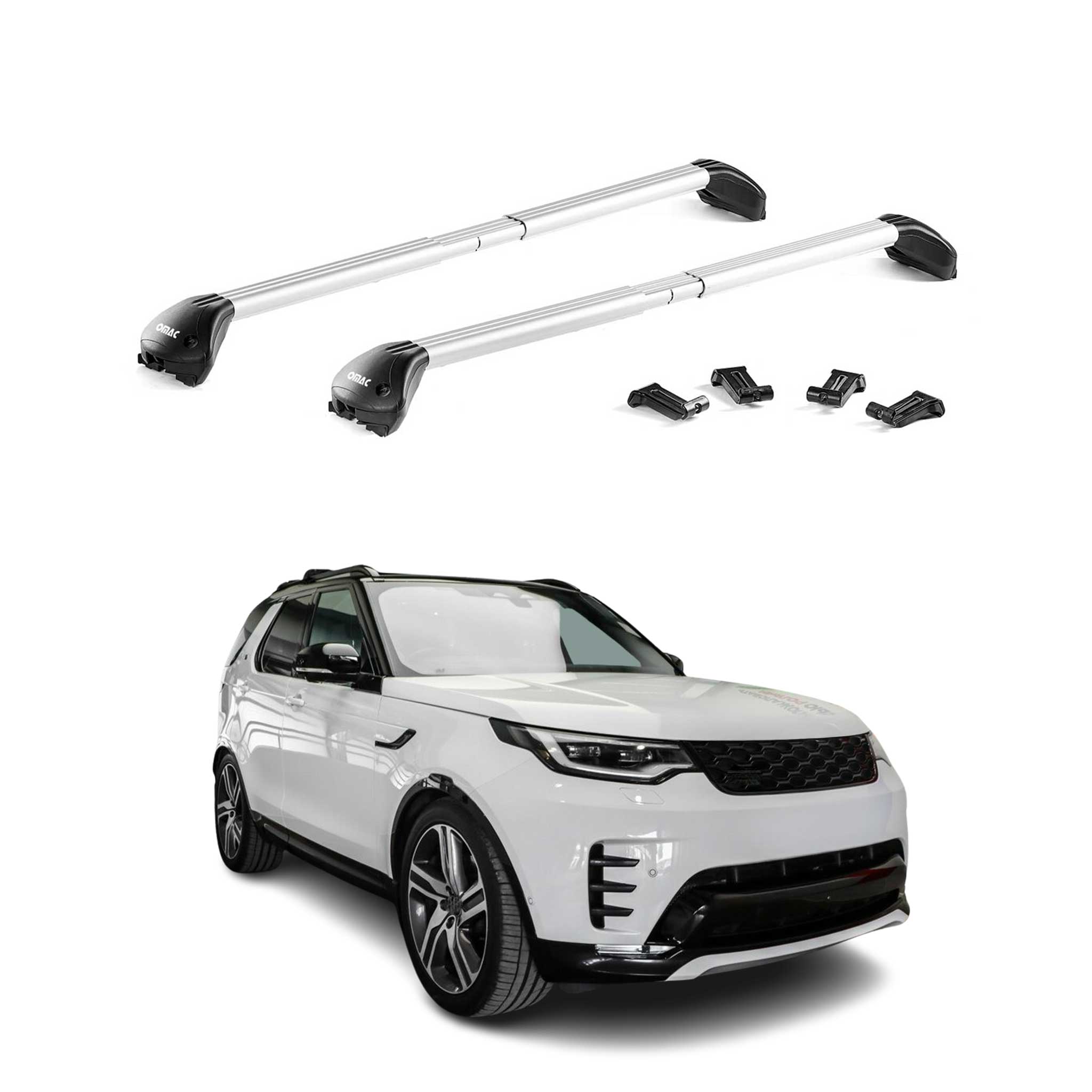 Dachträger Grundtäger für Land Rover Discovery 5 2017-2026 100kg Alu Grau 2x ABE