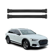 Dachträger Grundtäger für Audi A4 Allroad 2016-2025 75kg Aluminium Schwarz 2 tlg