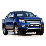 Frontbügel Frontschutzbügel für Ford Ranger 2015-2019 Stahl Silber Rammschutz