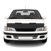 Haubenbra Steinschlagschutz für Toyota Corolla E10 1992-1997 Schwarz Halb