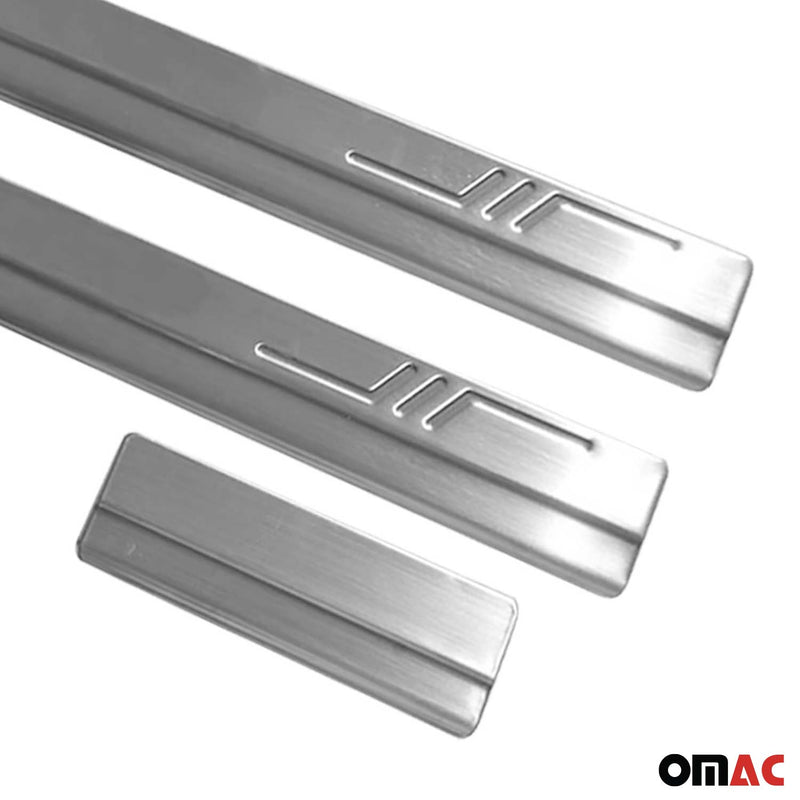 Door sill trims for Daihatsu Terios 1997-2005 stainless steel silver 4x