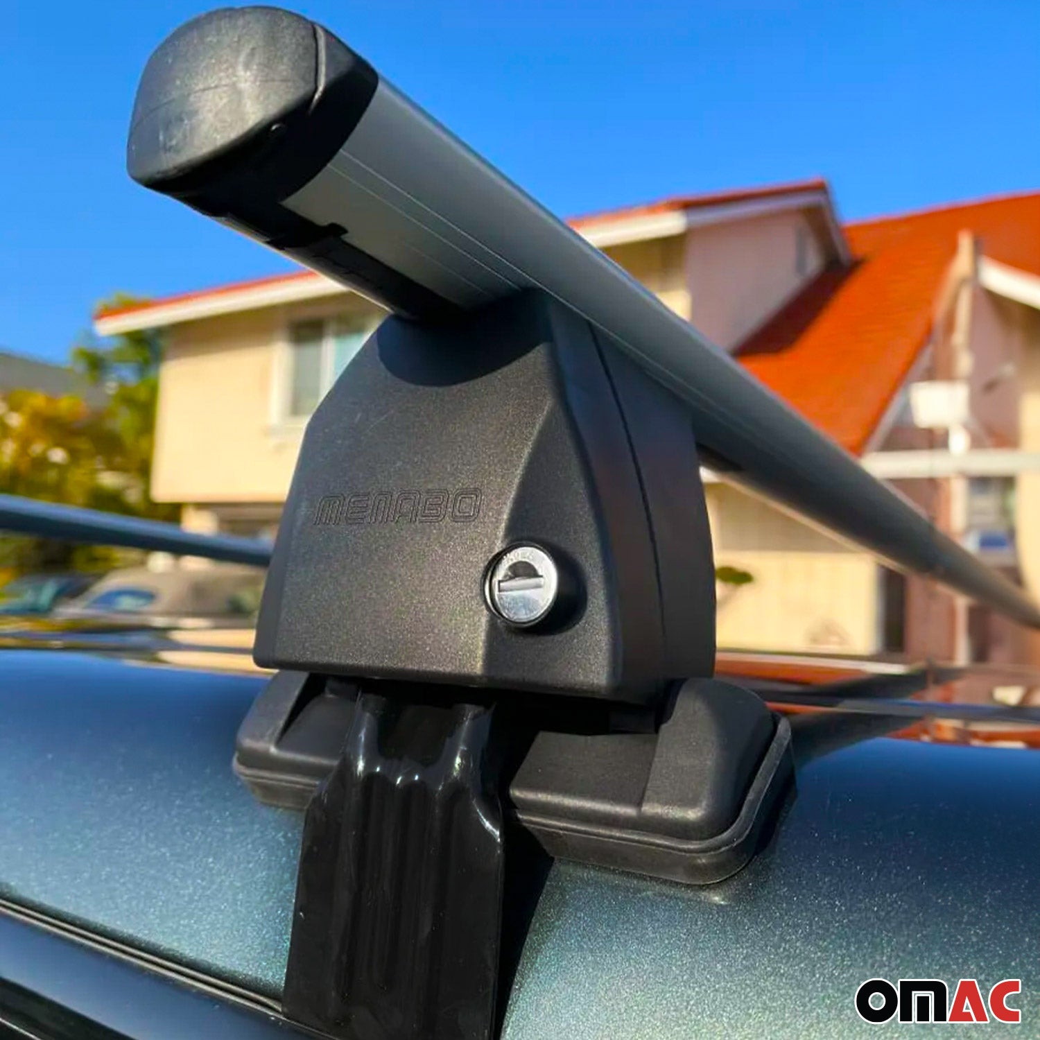 Menabo Dachträger Grundträger für DS7 Crossback / DS 7 2017-2026 Alu Grau 2tlg