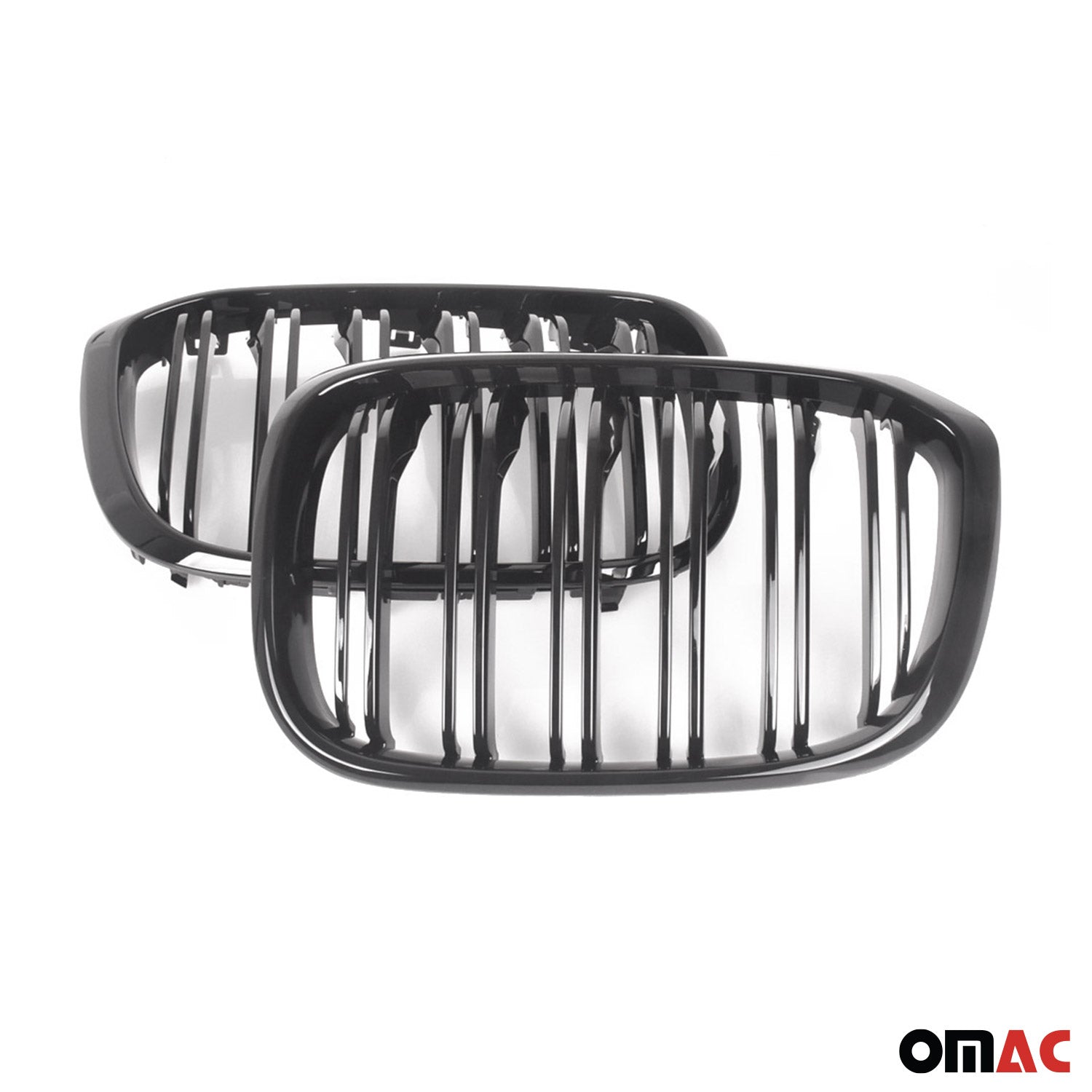 Nieren Grill Kühlergrill für BMW X4 G02 2018-2024 Schwarz Glanz