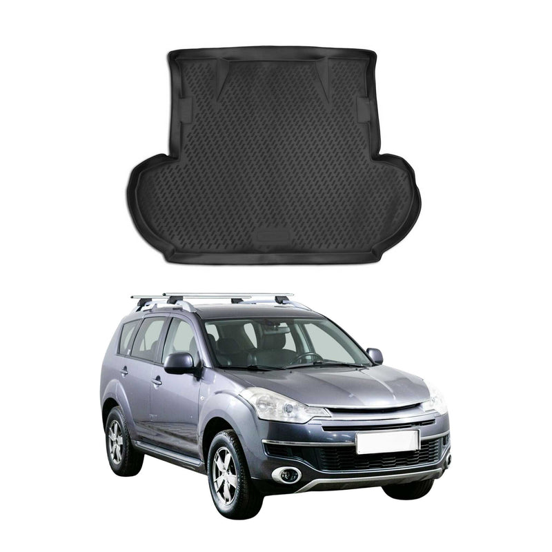 Kofferraummatte Kofferraumwanne für Citroen C-Crosser 2010-2021 Gummi TPE