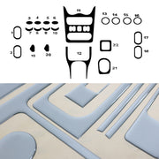 Innenraum Dekor Cockpit für Dacia Sandero 2008-2011 Aluminium Optik 22tlg