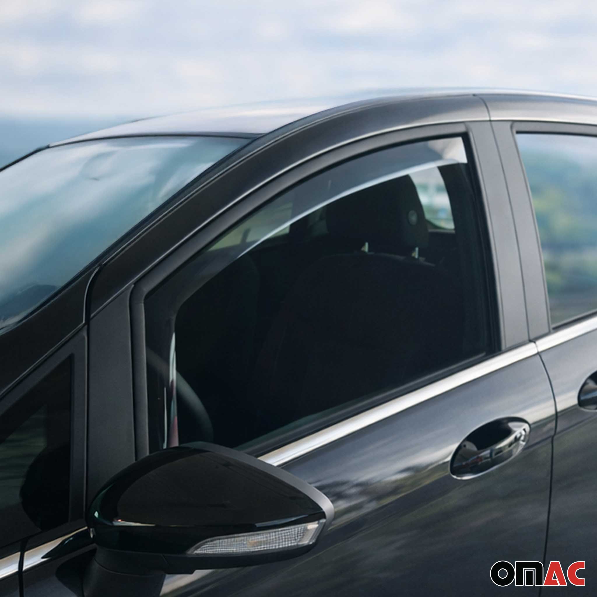 Windabweiser Regenabweiser für Ford B-Max 2012-2024 Dunkel Acryl 2tlg