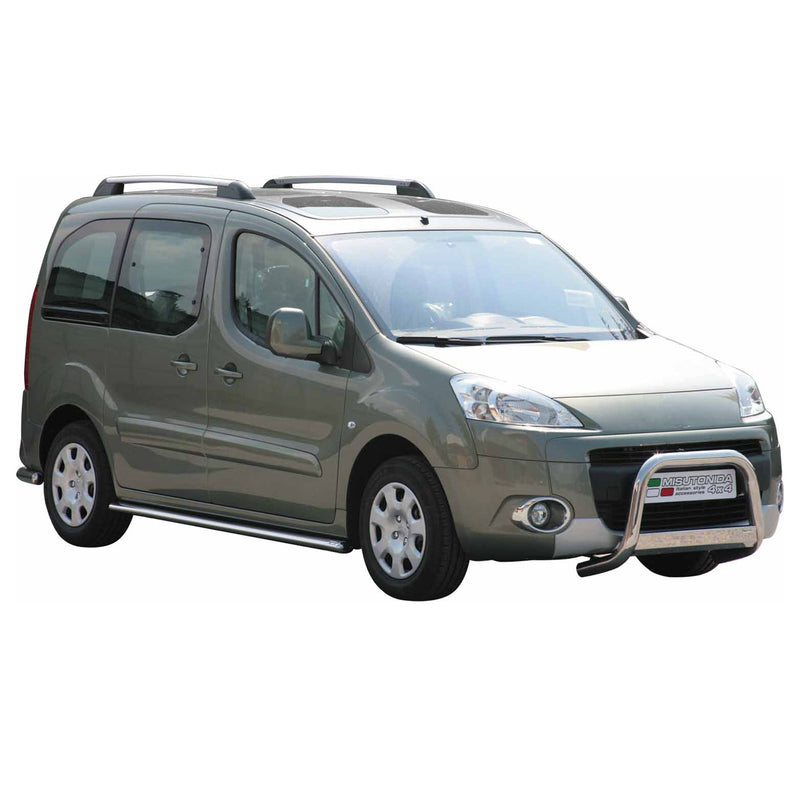 Frontbügel Frontschutzbügel für Peugeot Partner 2008-2015 ø63mm Stahl Silber