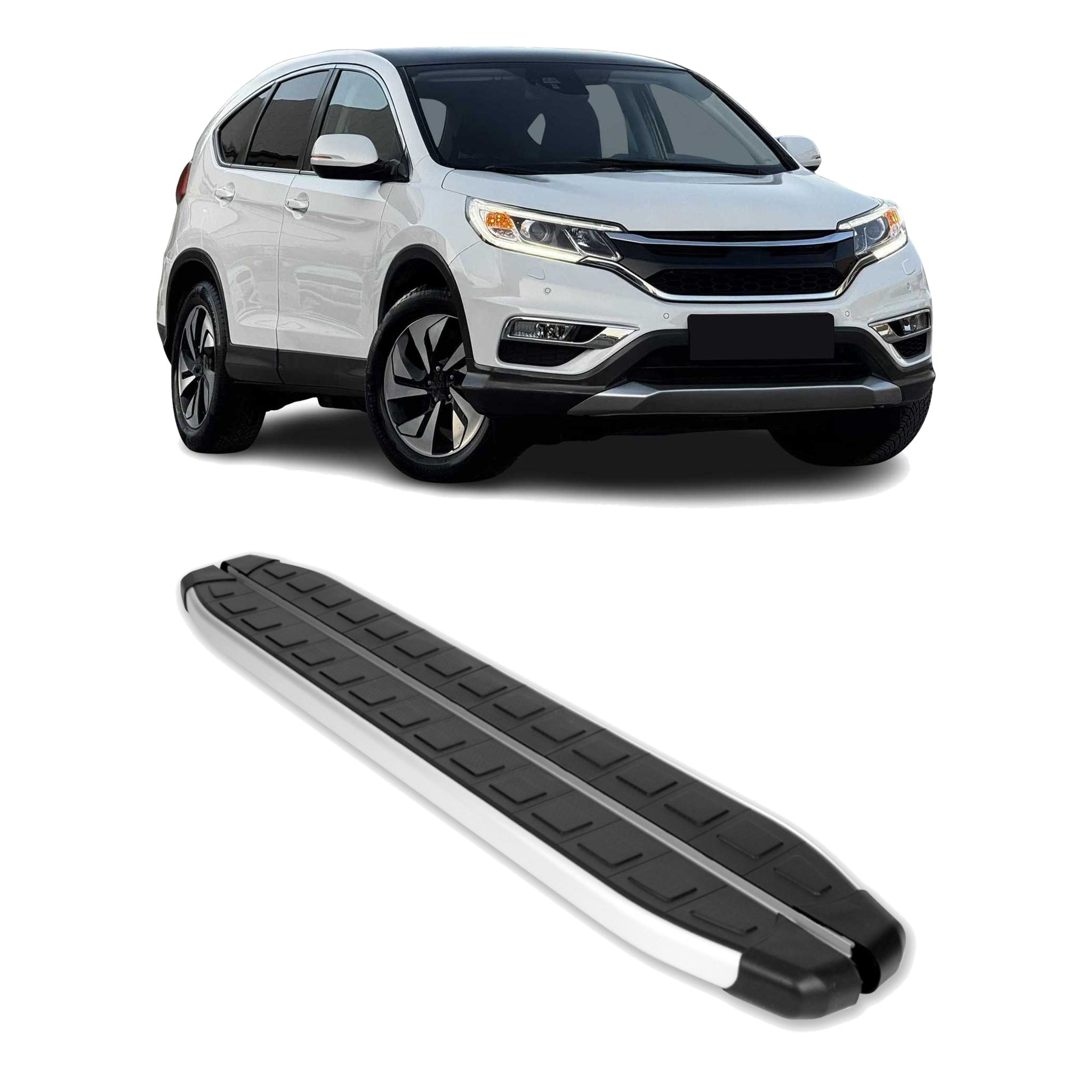 Seitenschweller Seitenbretter Trittbretter für Honda CR-V IV 2013-2018 Schwarz