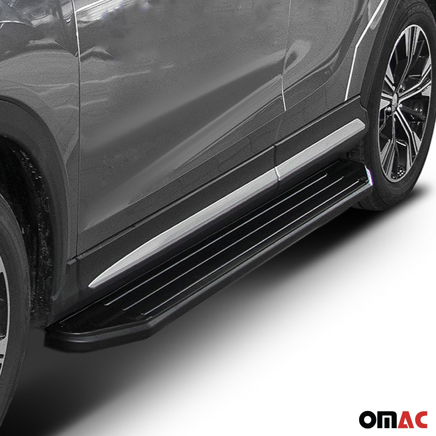 Trittbretter Seitenschweller für Mitsubishi Eclipse Cross 2018-2024 ABE Alu