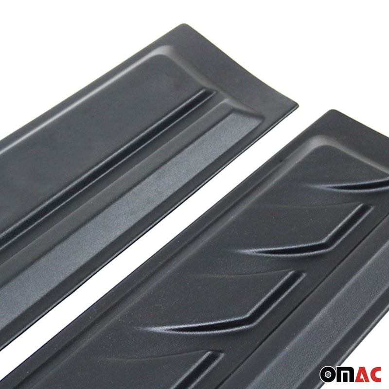 Türschutzleisten Seitenschutz für Toyota Hilux 2015-2025 ABS Schwarz 4tlg