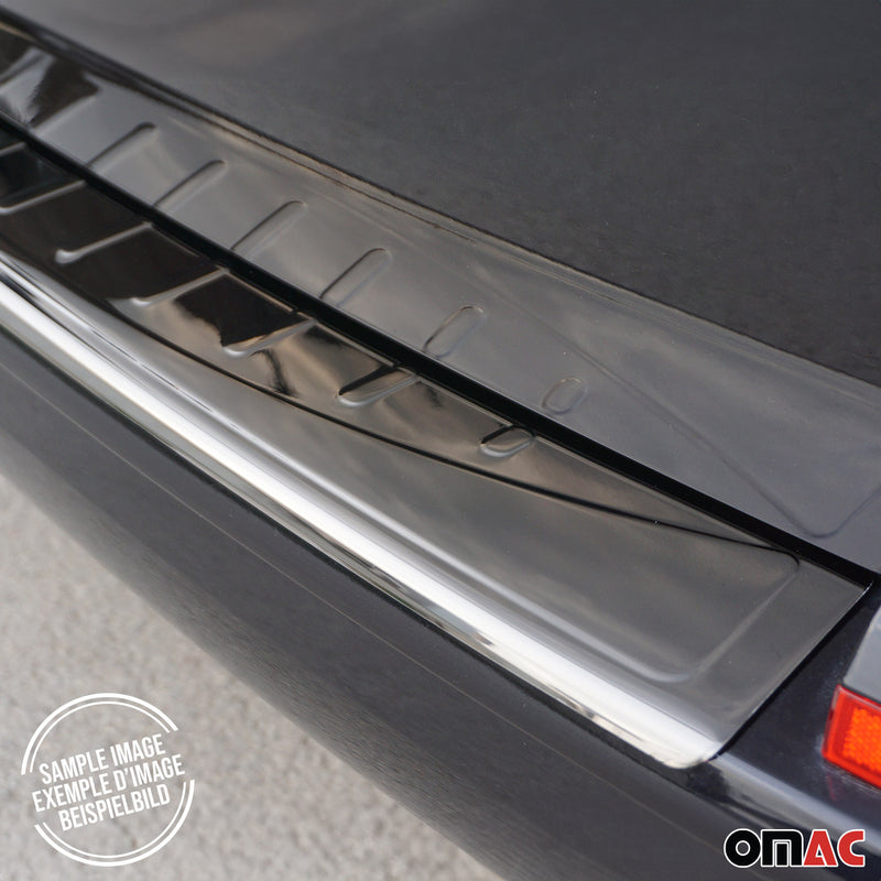 Loading sill protection bumper for Citroen Jumpy 2016-2025 L3 wheelbase chrome dark