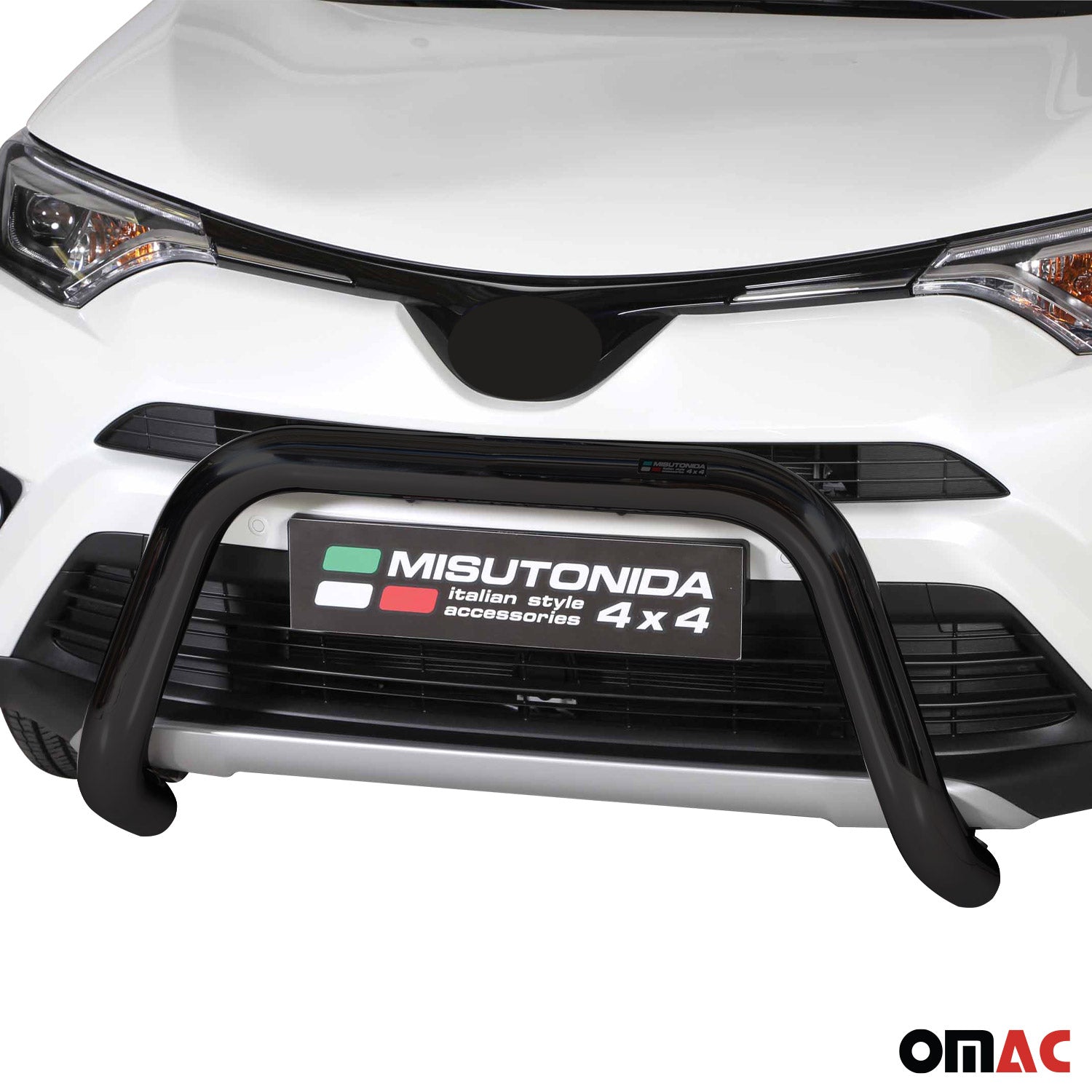 Frontbügel Frontschutzbügel für Toyota RAV4 Hybrid One 2016-2018 ø76 Schwarz