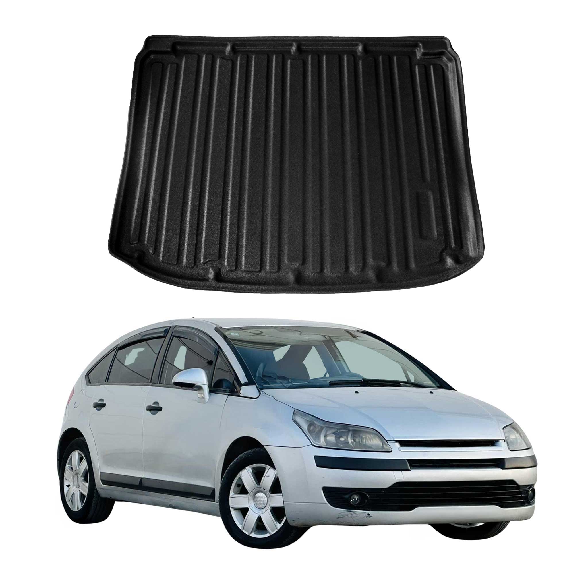 Kofferraumwanne Laderaumwanne für Citroen C4 2004-2010 Schrägheck Gummi TPE