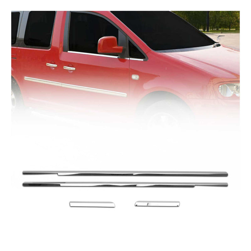 Fensterleisten Zierleisten für VW Caddy 2003-2015 Edelstahl Chrom 4tlg